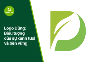 logo dung bieu tuong cua su xanh tuoi va ben vung